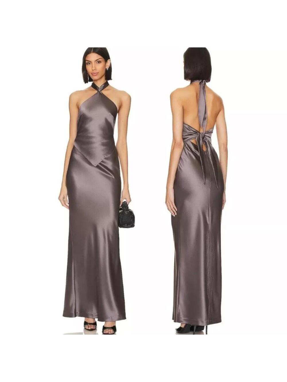 retrofete Ester Dress maxi halter
